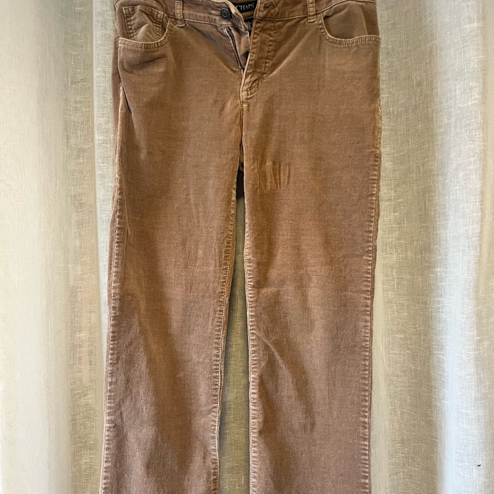 Chaps Tan Corduroy Trousers